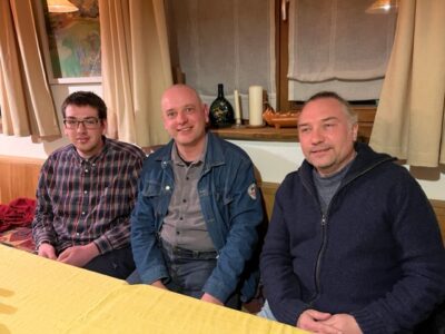 Vorstand der Grünen Brombachtal (v.l.n.r.): Lukas Gunkel, Thomas Pause, Jörg Friedrich